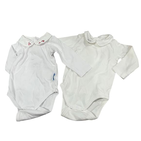 Jacadi Paris Baby Girl Collared Onesie 3-6 months